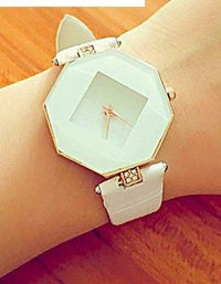 Gem Leather Watch