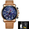 Relogio Masculino Leather Watch