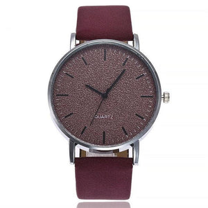 Relogio Masculino Leather Watch