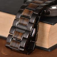 Bobo Bird Stainless Steel Wooden Watch