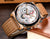 Relogio Masculino Leather Watch