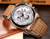 Relogio Masculino Leather Watch