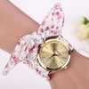 Damski Vogue Floral Cloth Watch