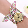 Damski Vogue Floral Cloth Watch