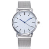 Crystal Stainless Steel Watch
