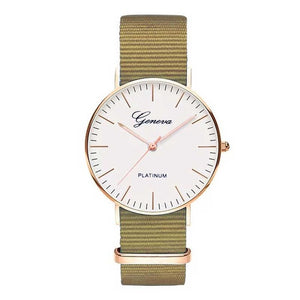 Canvas Wrist Watch
