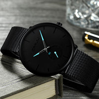 Relogio Masculino Mesh-steel Watch