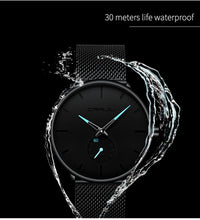 Relogio Masculino Mesh-steel Watch