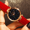 Starry Sky Leather Wristwatch