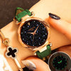 Starry Sky Leather Wristwatch