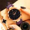 Starry Sky Leather Wristwatch