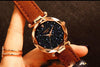 Starry Sky Leather Wristwatch