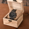 Bobo Bird Stainless Steel Wooden Watch